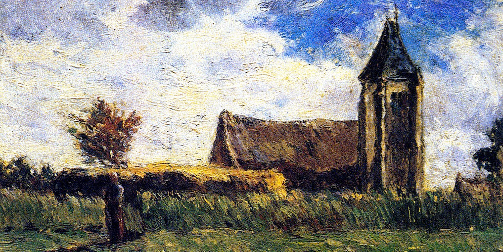 Paul Gauguin, "Une église de campagne"