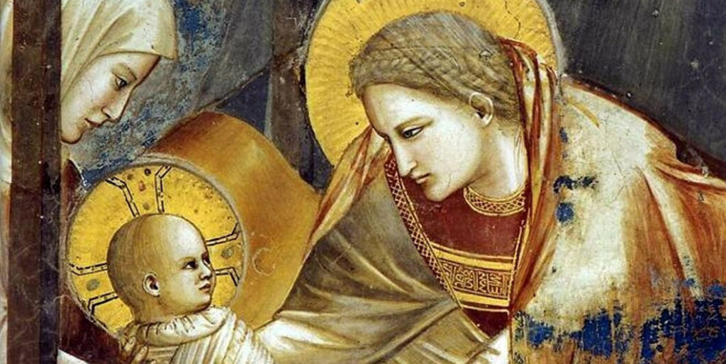 Giotto, Madonna with little Jesus
