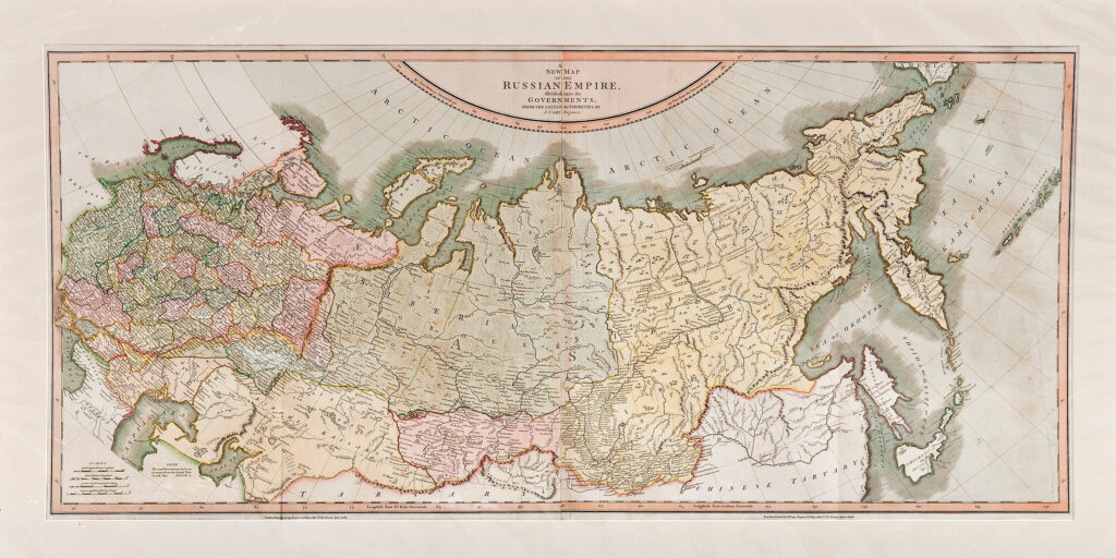 Α map of the Russian Empire
